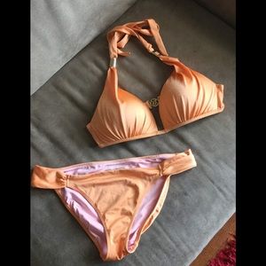 VS orange bikini